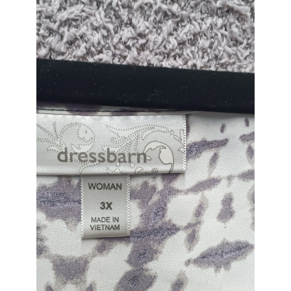 Dressbarn Boho Tie Dye Blouse Size 3X Lightweight Flowy Feminine Office Loose - Picture 2 of 7
